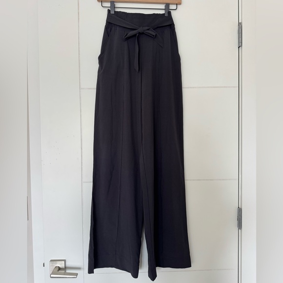 lululemon athletica Pants - Lululemon Athletica Black Wide Leg Jumpsuit